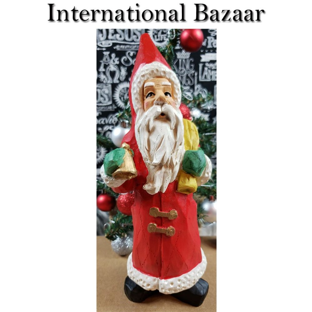 International Bazaar Santa Figurine
